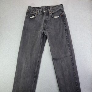 Levis 550 Jeans Mens 33x32 Gray Relaxed Fit Tapered Denim Medium Wash Pants